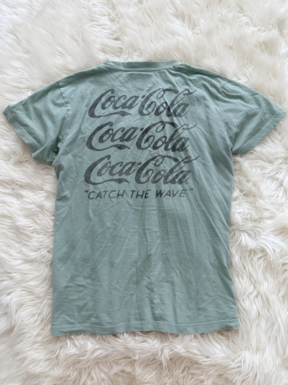 Red Jacket for Coca-Cola Vintage Style Surf Tee Medium